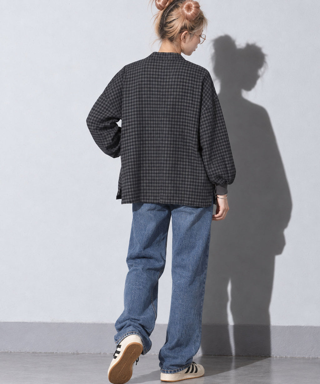 先行予約 STOF / CHECKED KUNG FU SHIRT