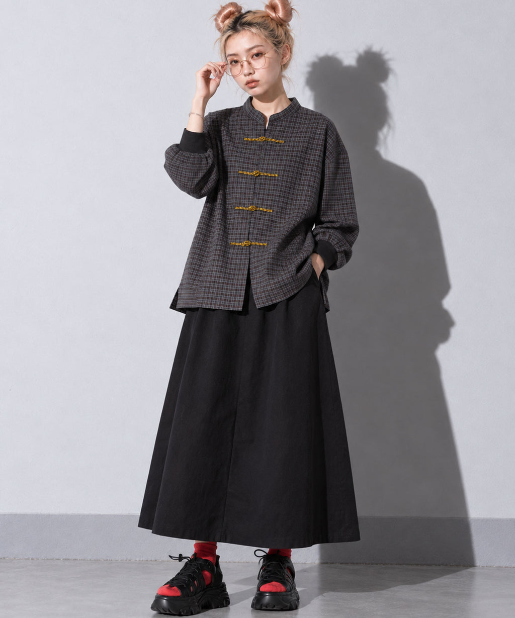 先行予約 STOF / CHECKED KUNG FU SHIRT