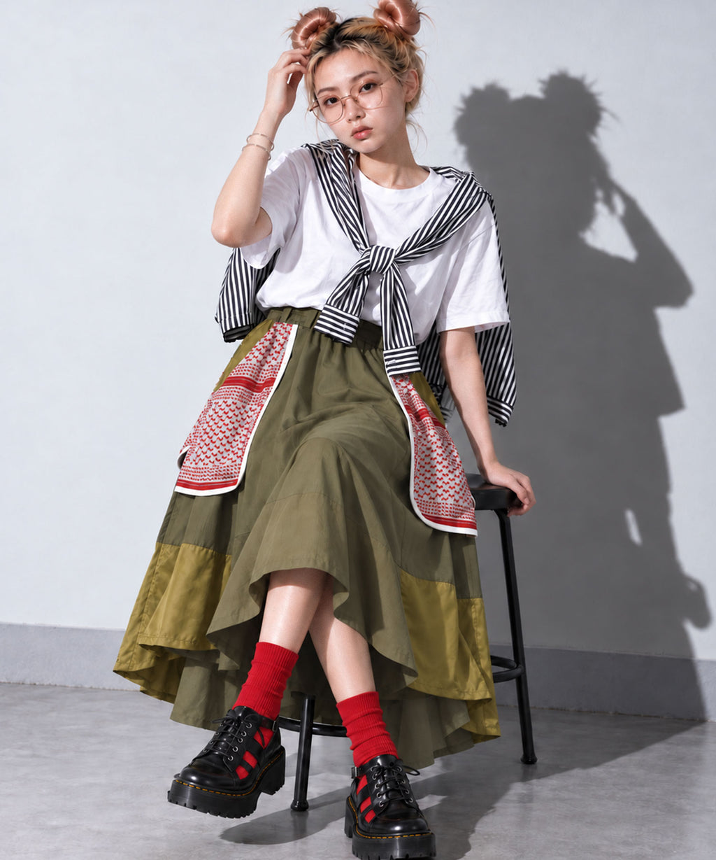 先行予約 STOF / DOPE MIXTURE SKIRT