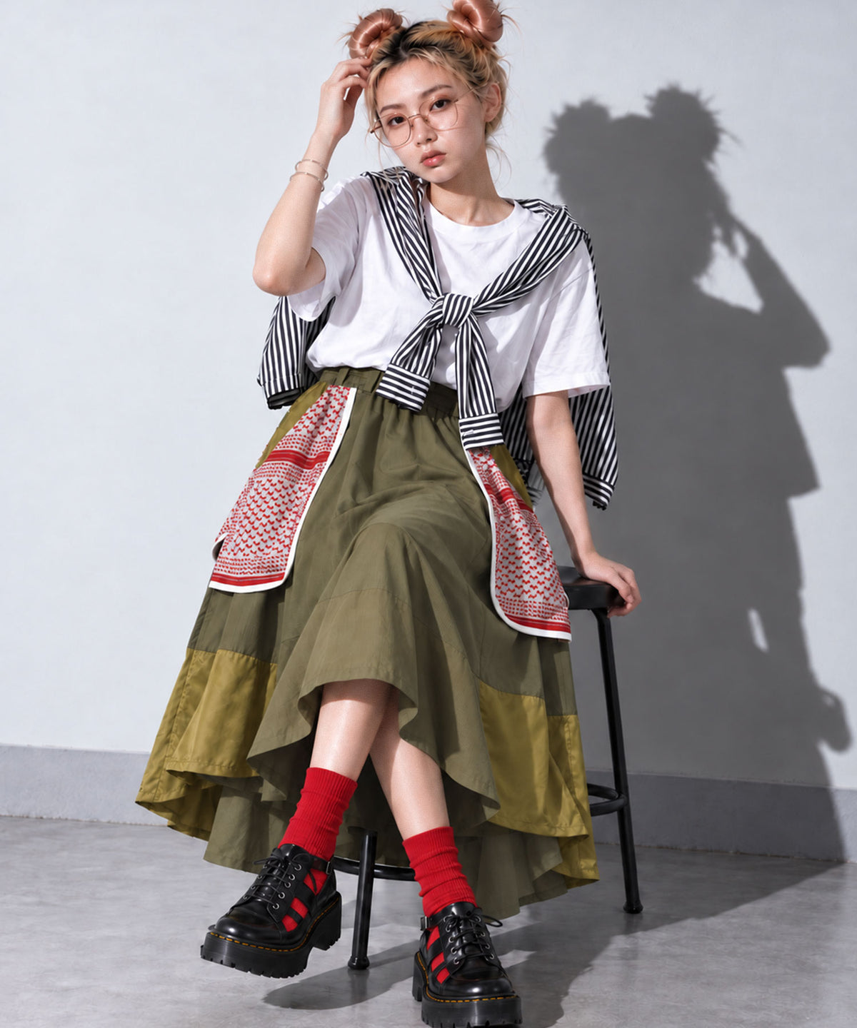 先行予約 STOF / DOPE MIXTURE SKIRT