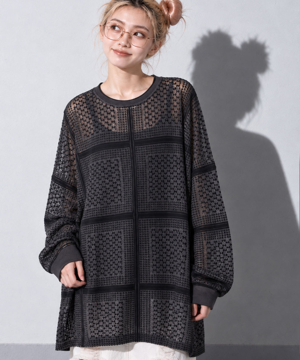 先行予約 STOF / SHEMAGH LACE PULLOVER