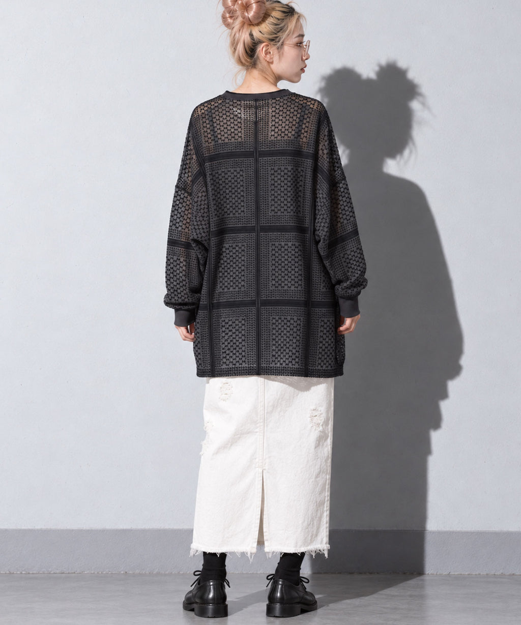 先行予約 STOF / SHEMAGH LACE PULLOVER