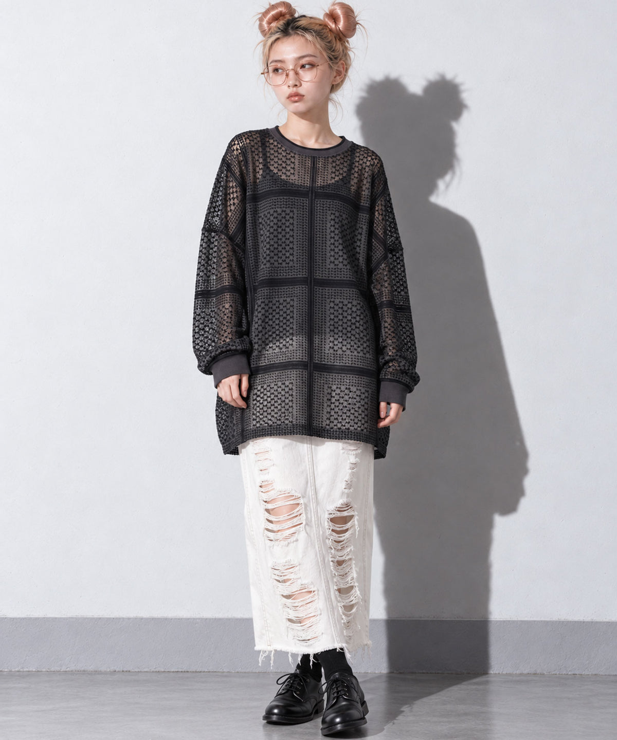 先行予約 STOF / SHEMAGH LACE PULLOVER