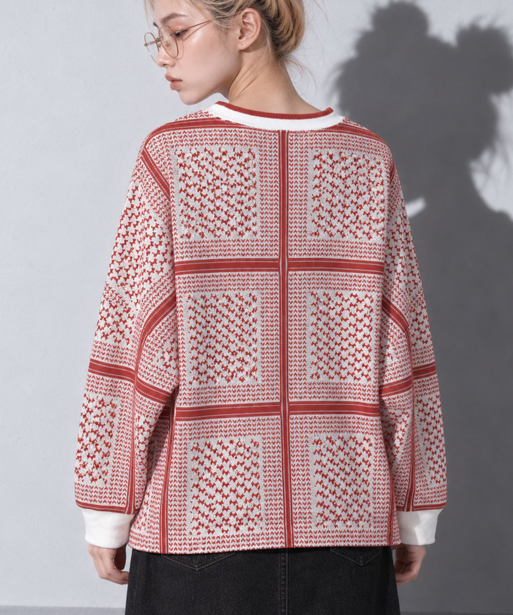 先行予約 STOF / SHEMAGH LACE PULLOVER