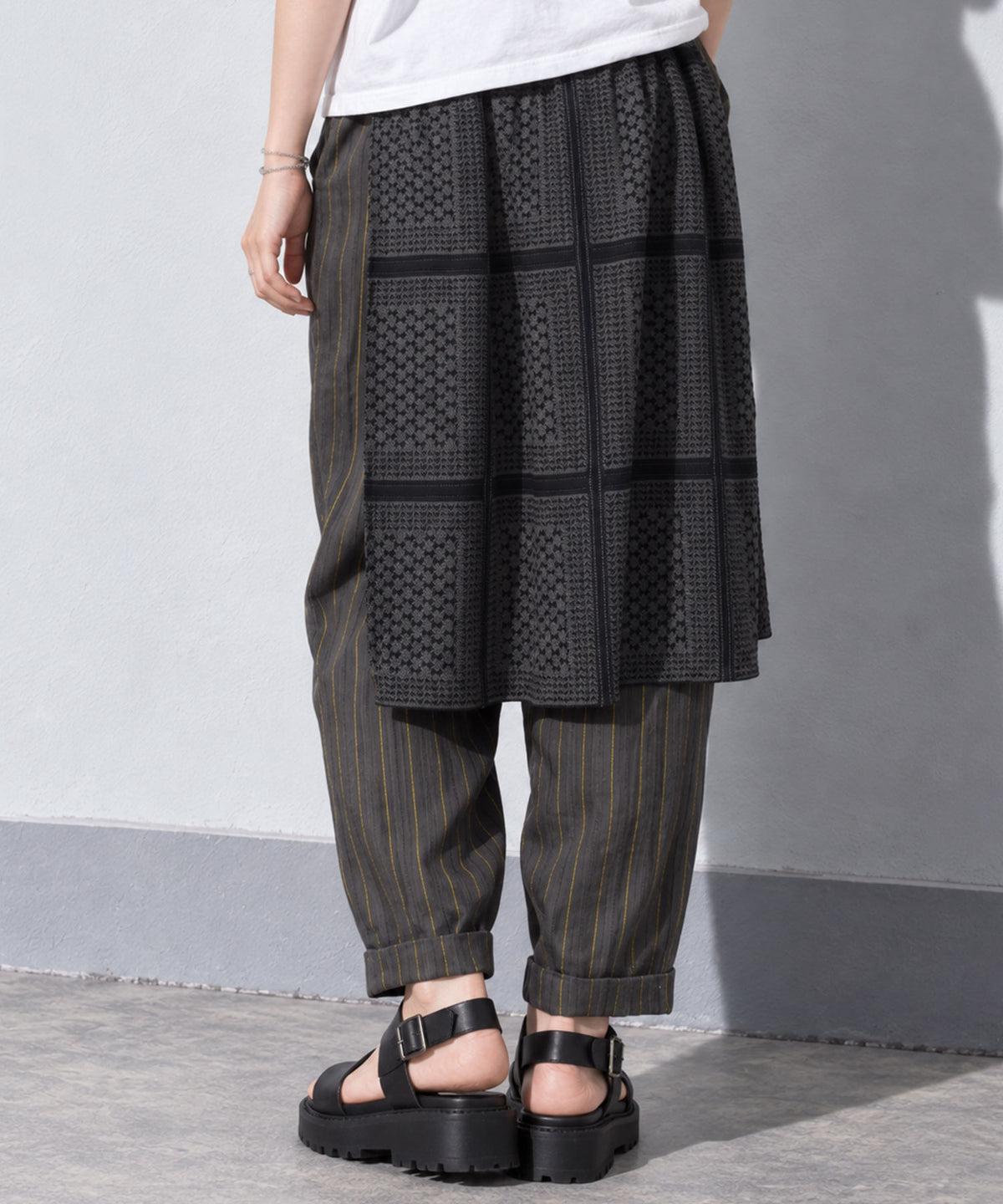 先行予約 STOF / SHEMAGH LACE WIDE PANTS
