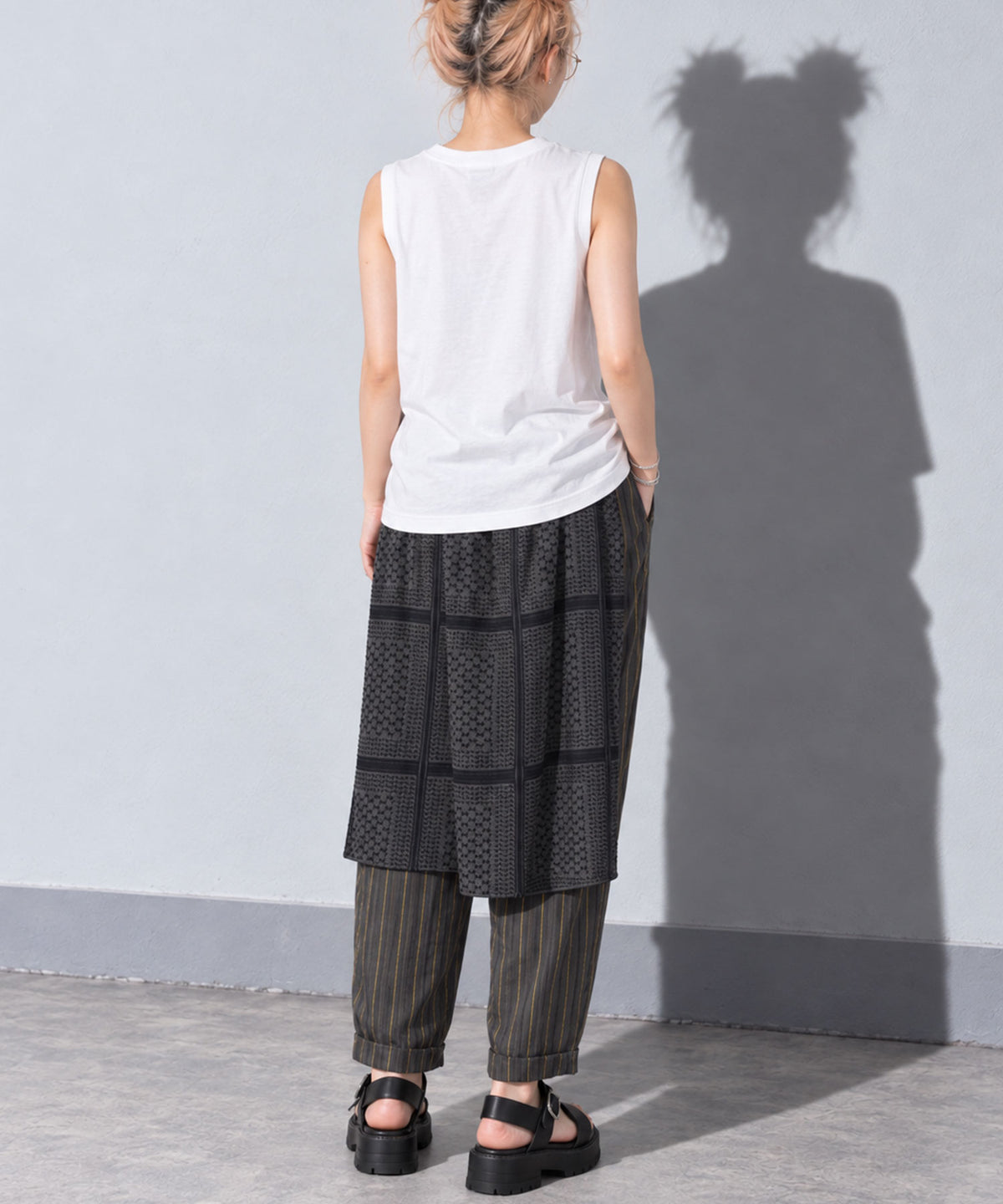 先行予約 STOF / SHEMAGH LACE WIDE PANTS