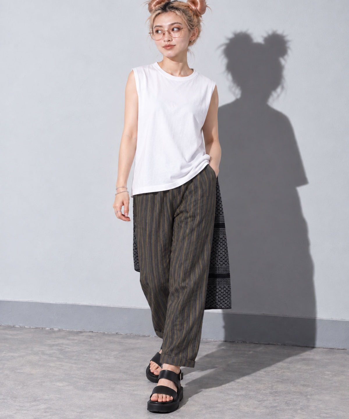 先行予約 STOF / SHEMAGH LACE WIDE PANTS