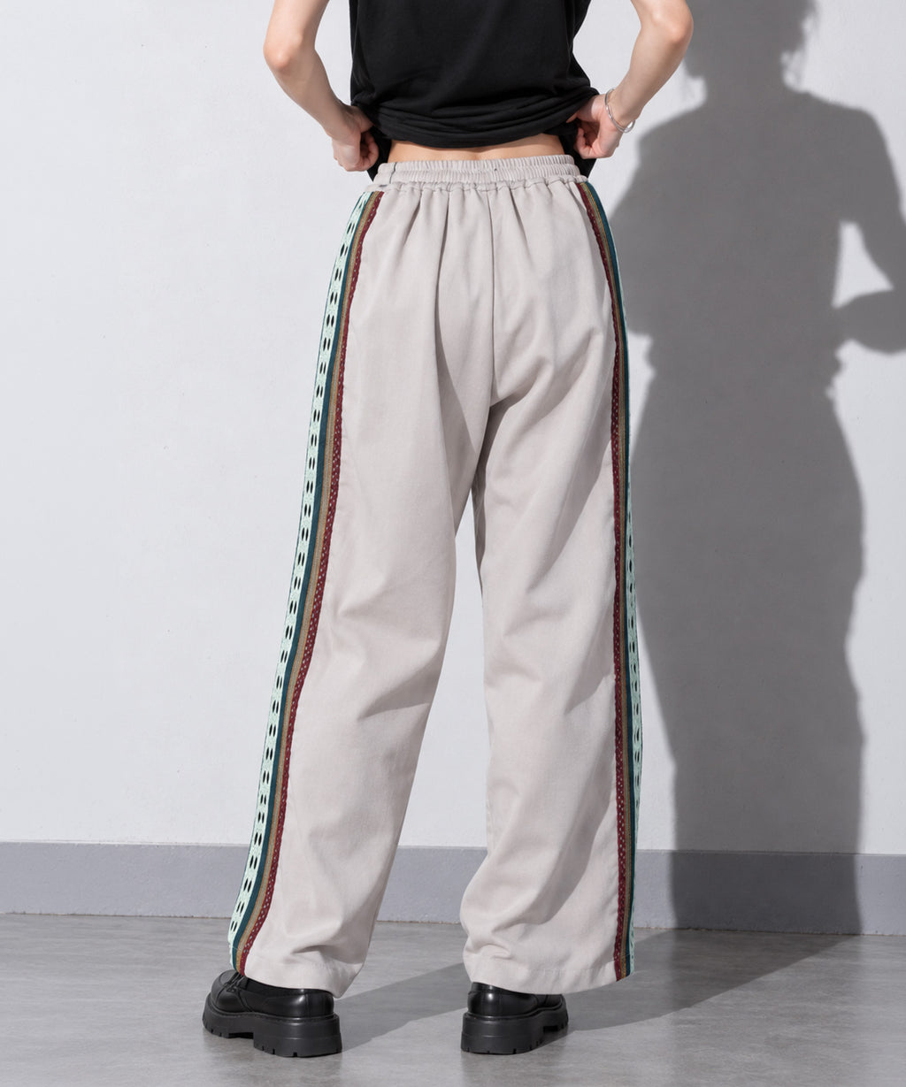 先行予約 STOF / HANDMADE TAPE LINE PANTS