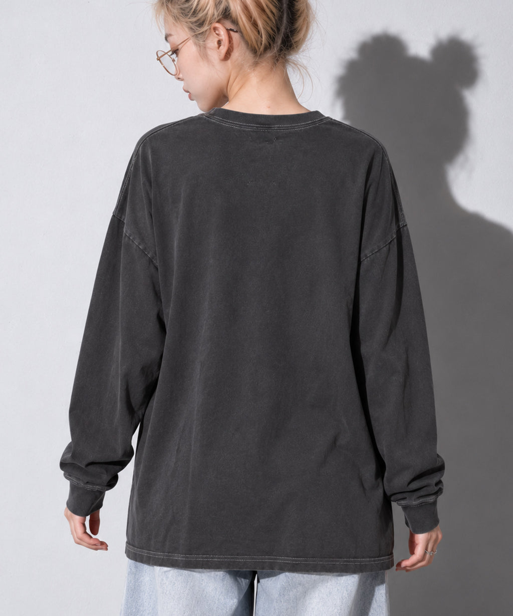 先行予約 STOF / PIGMENT-DYED L/S TEE / FLOWER DRIFTER