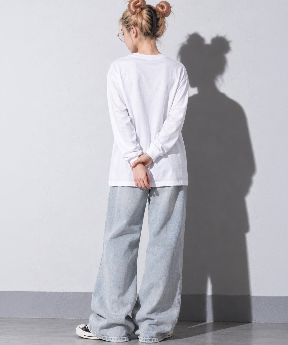 先行予約 STOF / PIGMENT-DYED L/S TEE / FLOWER DRIFTER