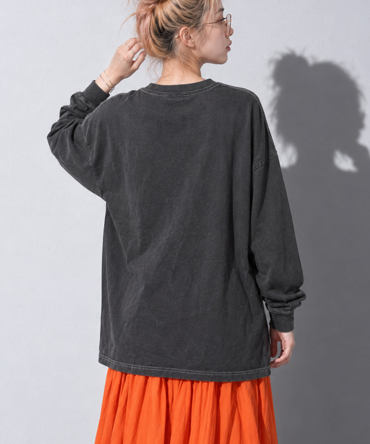先行予約 STOF / PIGMENT-DYED L/S TEE / WAR IS OVER