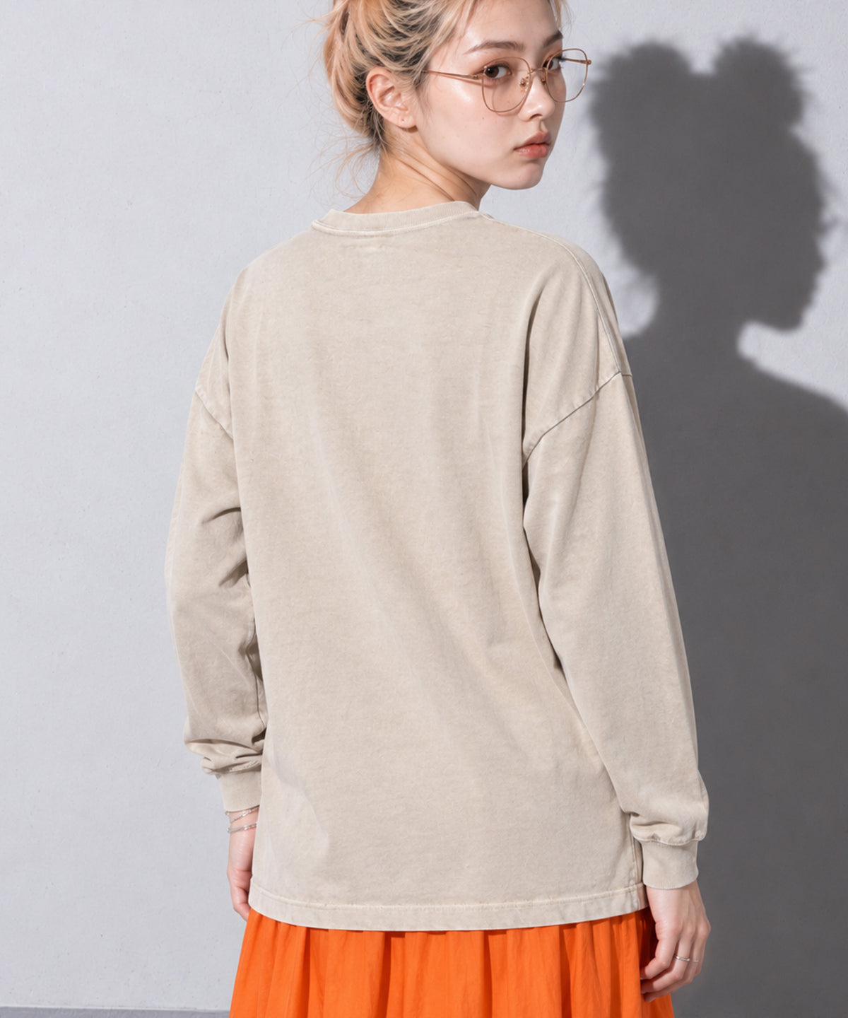 先行予約 STOF / PIGMENT-DYED L/S TEE / WAR IS OVER