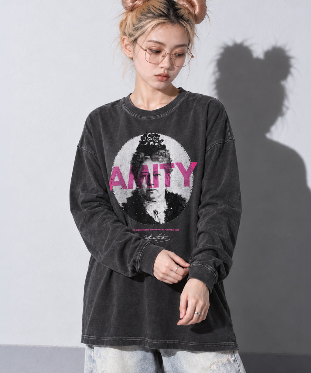 先行予約 STOF / PIGMENT-DYED L/S TEE / AMITY