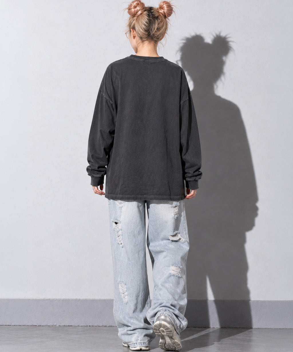 先行予約 STOF / PIGMENT-DYED L/S TEE / AMITY