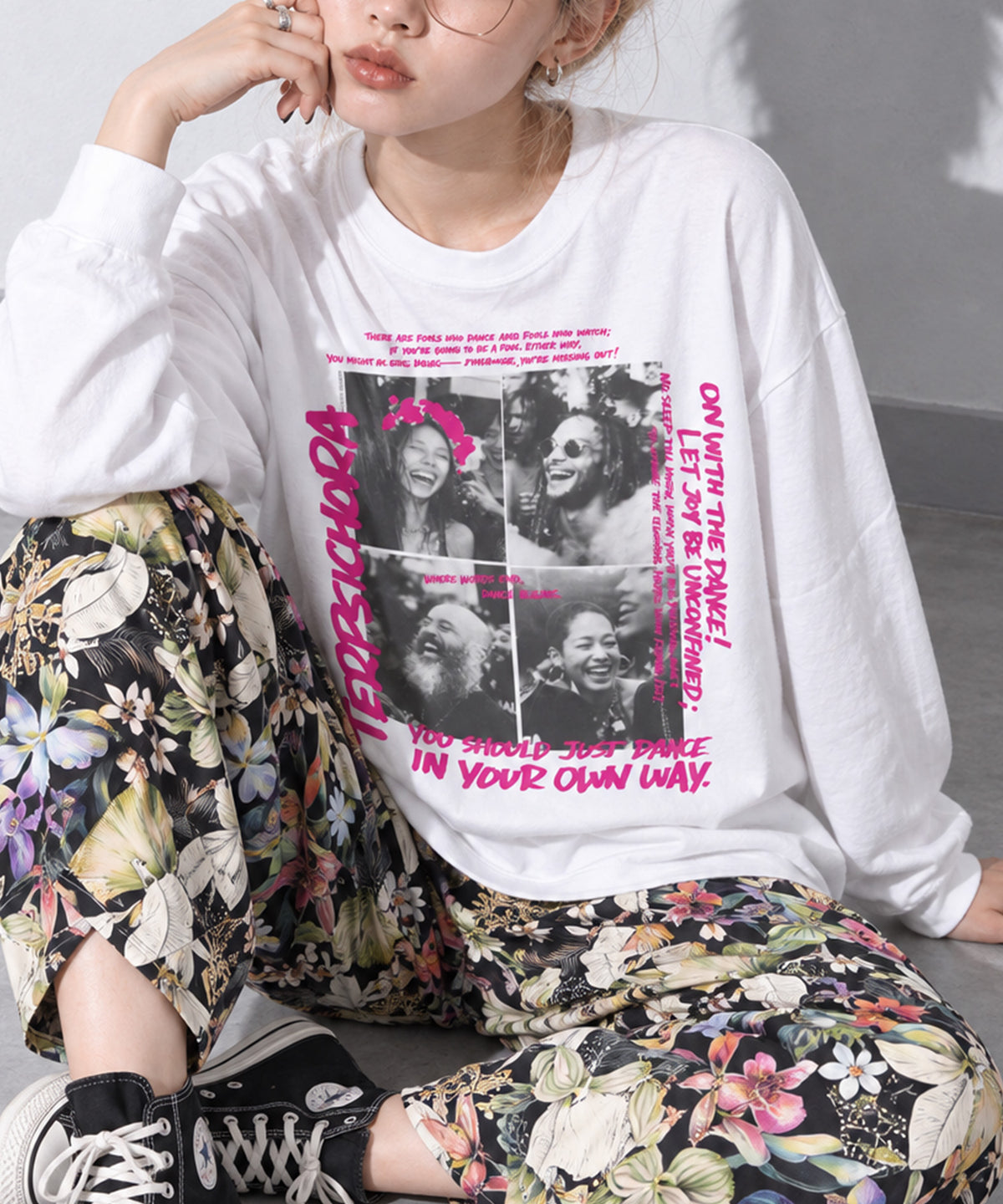 先行予約 STOF / PIGMENT-DYED L/S TEE / TERPSICHORA コラボレーション