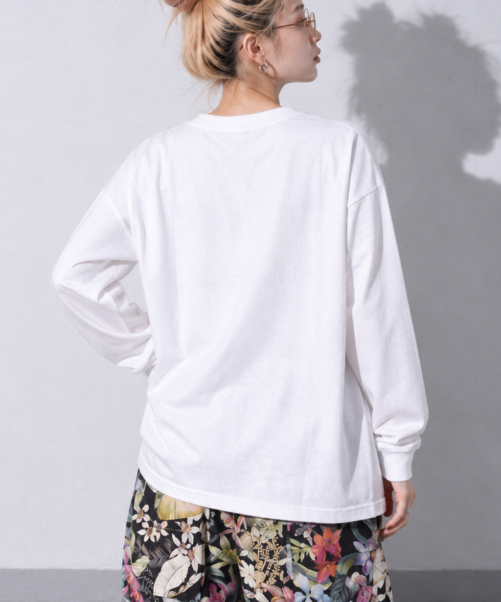 先行予約 STOF / PIGMENT-DYED L/S TEE / TERPSICHORA コラボレーション