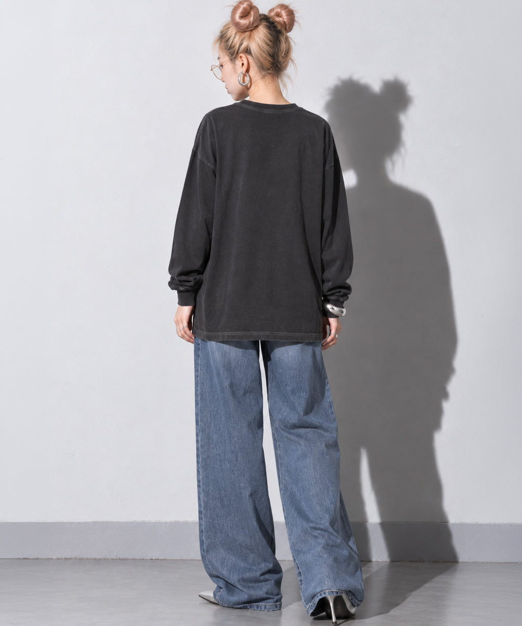 先行予約 STOF / PIGMENT-DYED L/S TEE / MONALISA