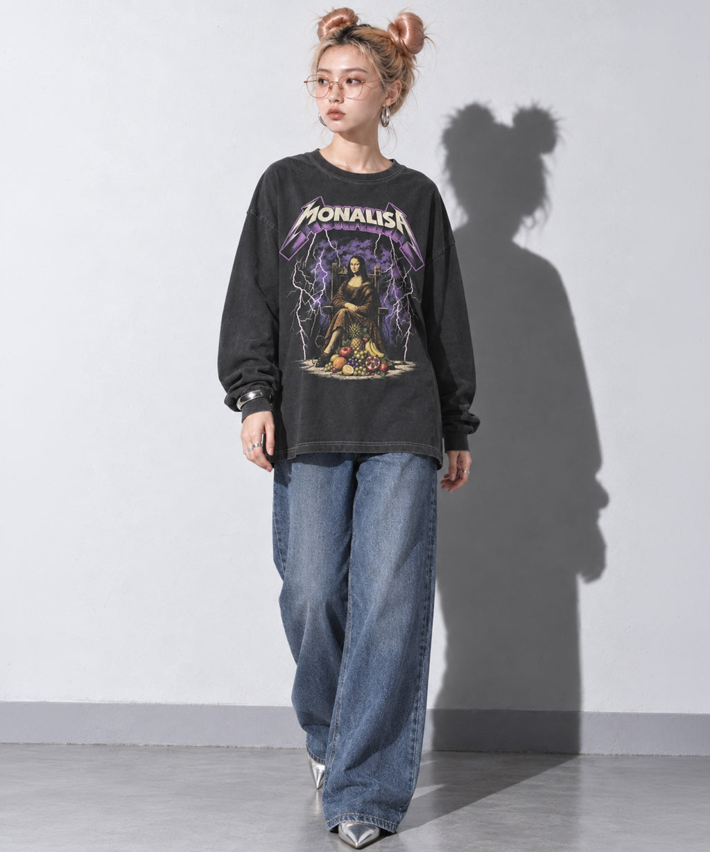 先行予約 STOF / PIGMENT-DYED L/S TEE / MONALISA