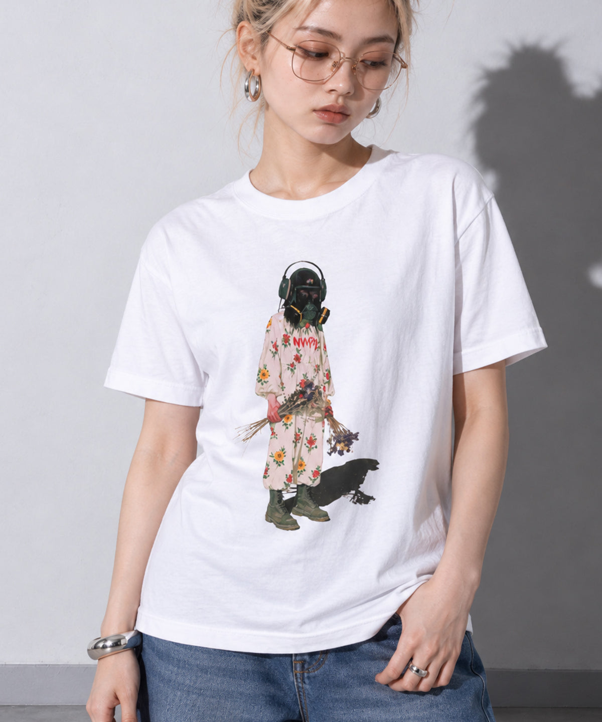 先行予約 STOF / PIGMENT-DYED TEE / FLOWER DRIFTER