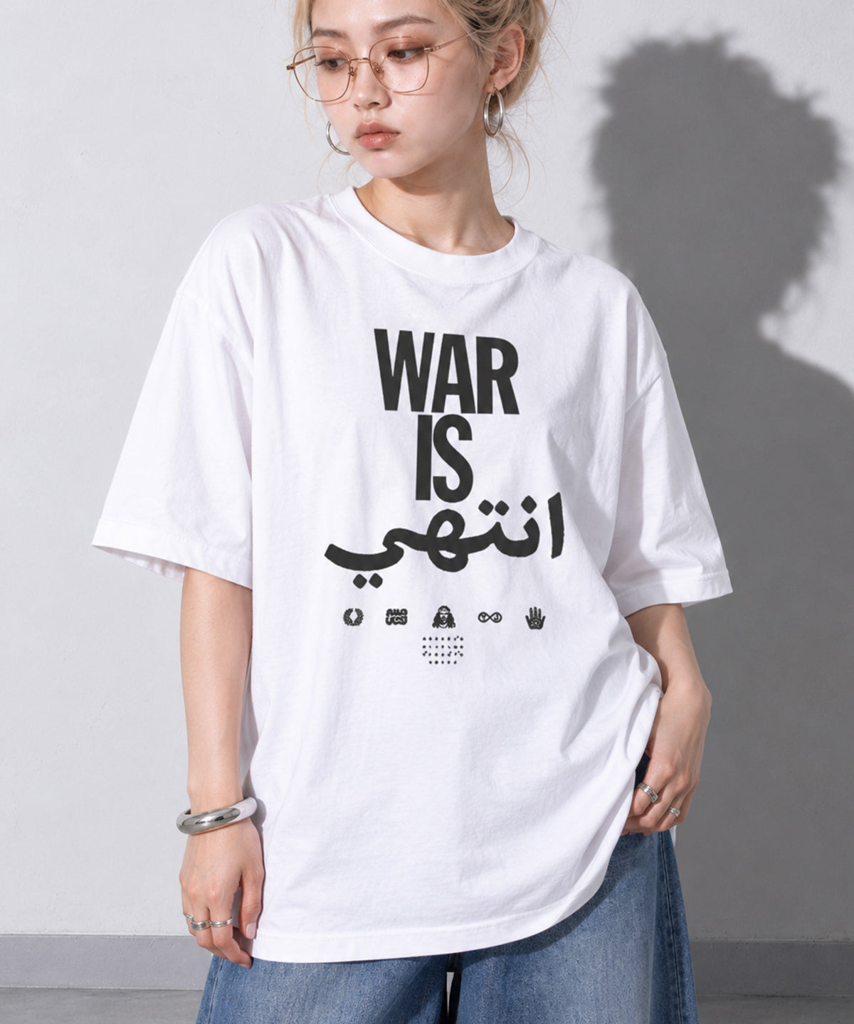 先行予約 STOF / PIGMENT-DYED TEE / WAR IS OVER