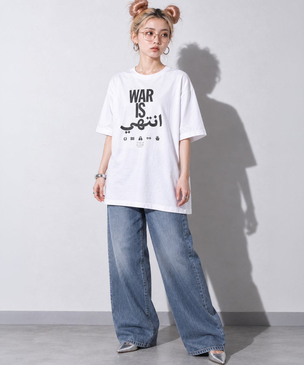 先行予約 STOF / PIGMENT-DYED TEE / WAR IS OVER
