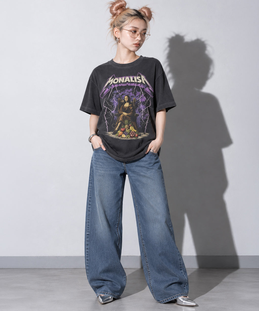 先行予約 STOF / PIGMENT-DYED TEE / MONALISA