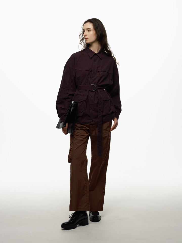 THE JEAN PIERRE / Semi Flair Cargo Trouser - BROWN