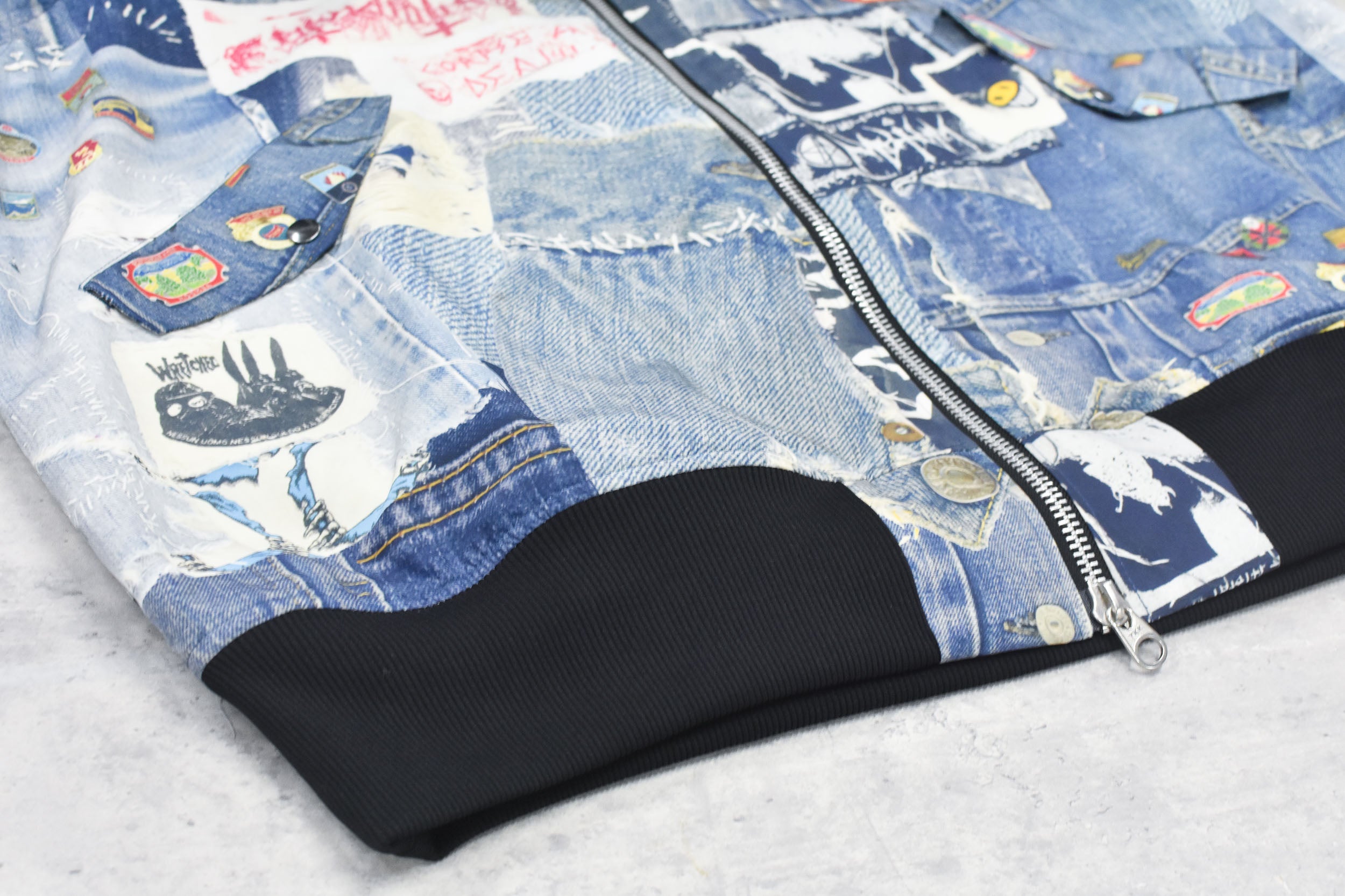 BODYSONG. / ROUND SILHOUETTE TROMPE L'OEIL N2B JUV - BLUE