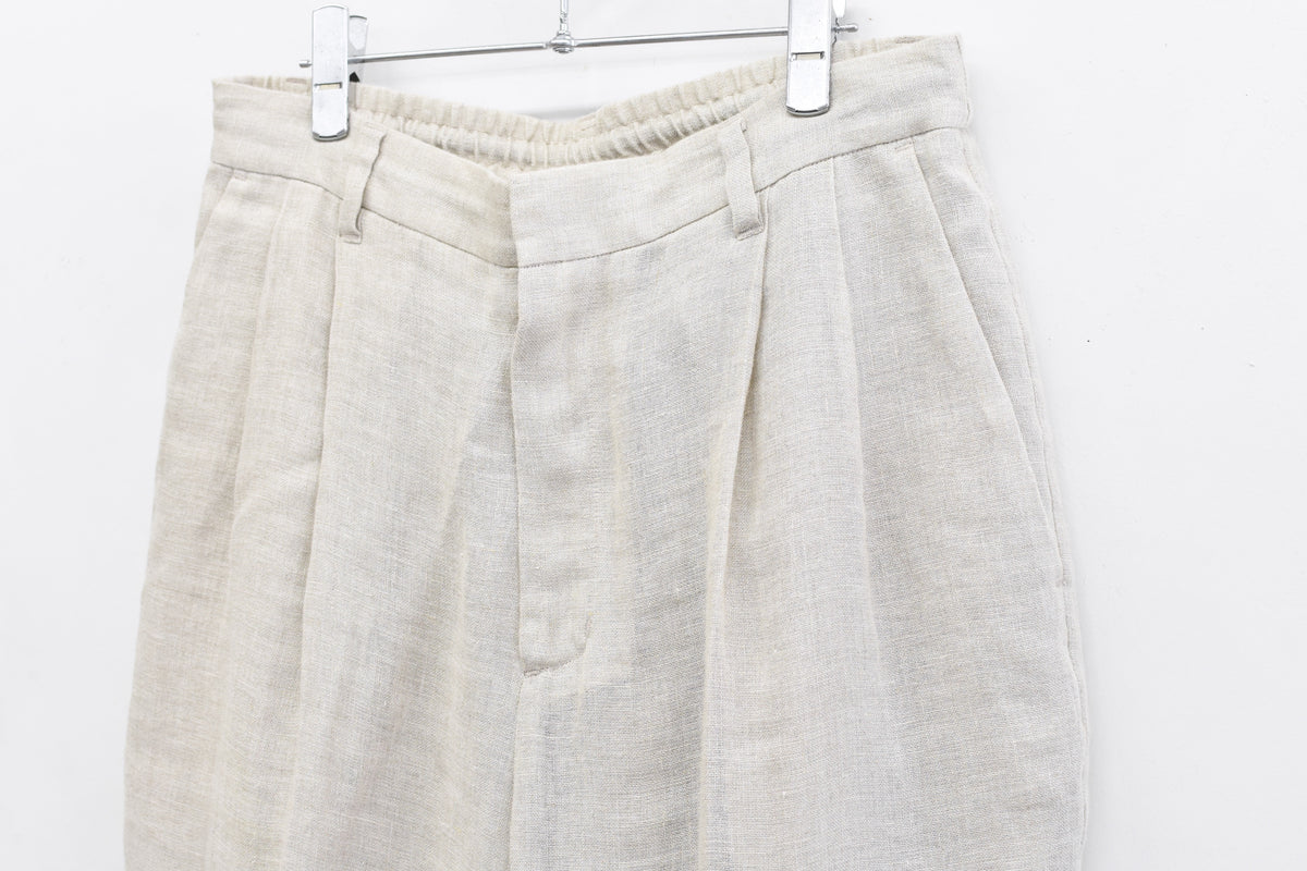 先行予約 NewRose / 40/- LINEN VOILE 2TUCK PANTS
