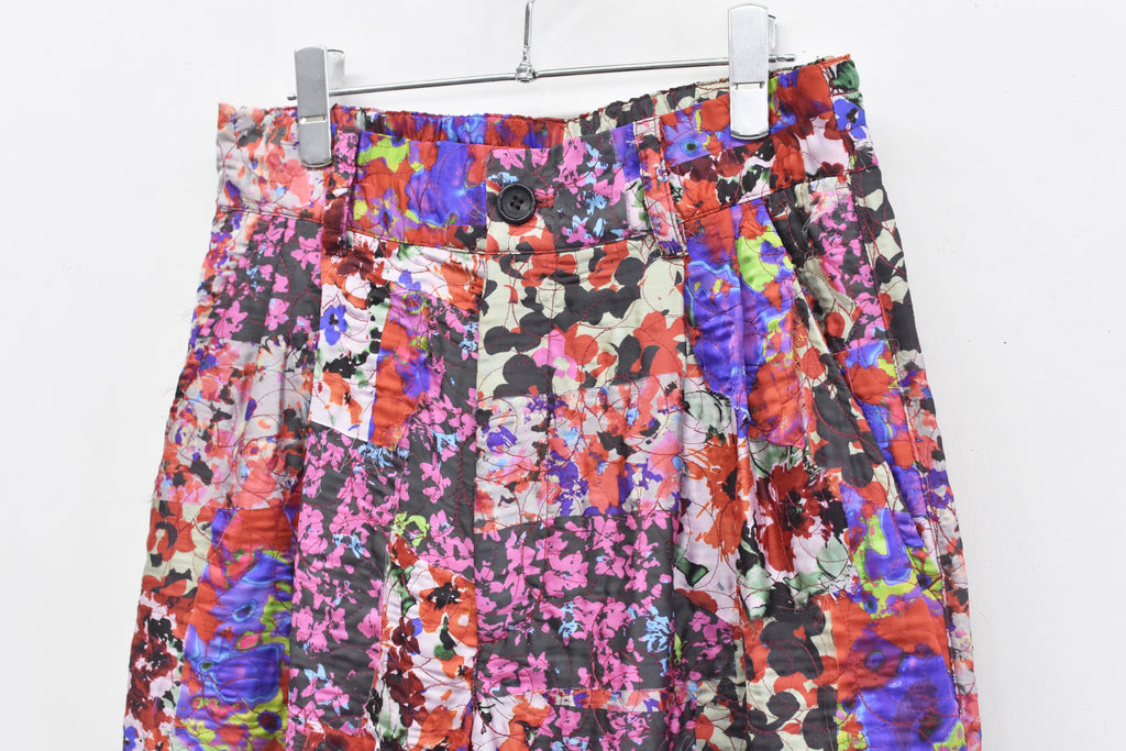 先行予約 NewRose / FLOWER PATCHWORK PANTS