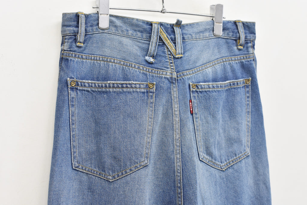 先行予約 NewRose / FOLD THE WAIST PANTS (Distressed finish）