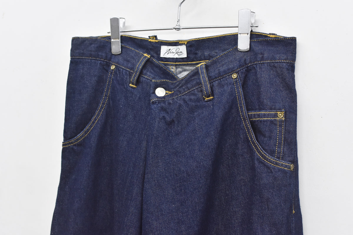 先行予約 NewRose / FOLD THE WAIST PANTS (wash finish)