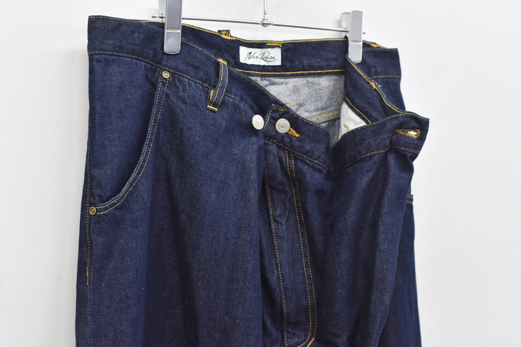 先行予約 NewRose / FOLD THE WAIST PANTS (wash finish)
