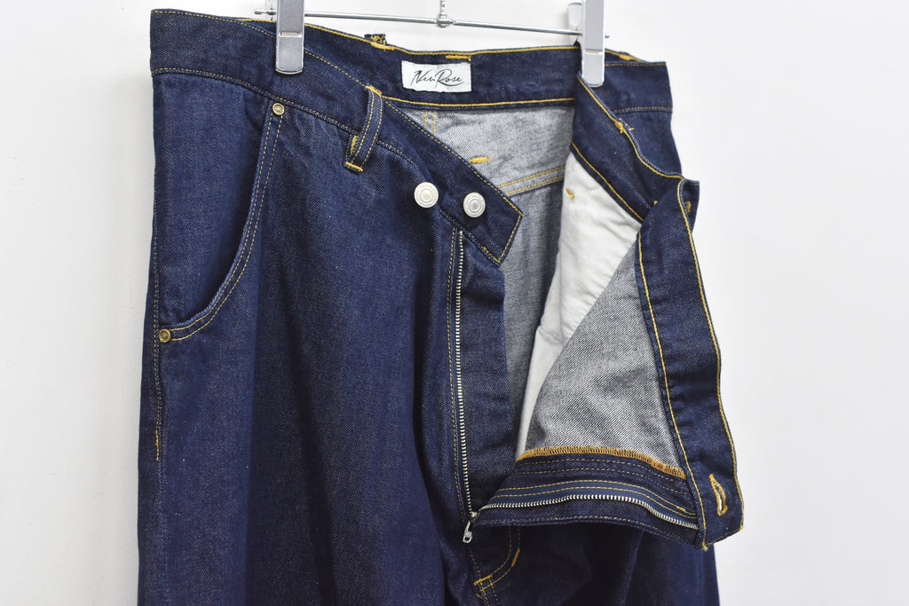 先行予約 NewRose / FOLD THE WAIST PANTS (wash finish)