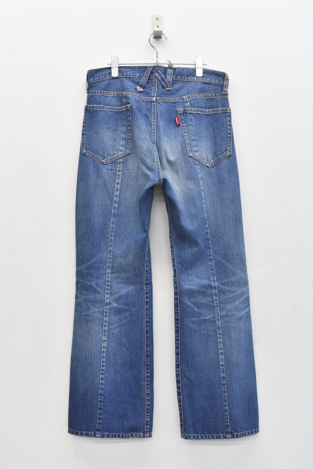 先行予約 NewRose / MIDDLE FIT FLARE PANTS (Distressed finish）