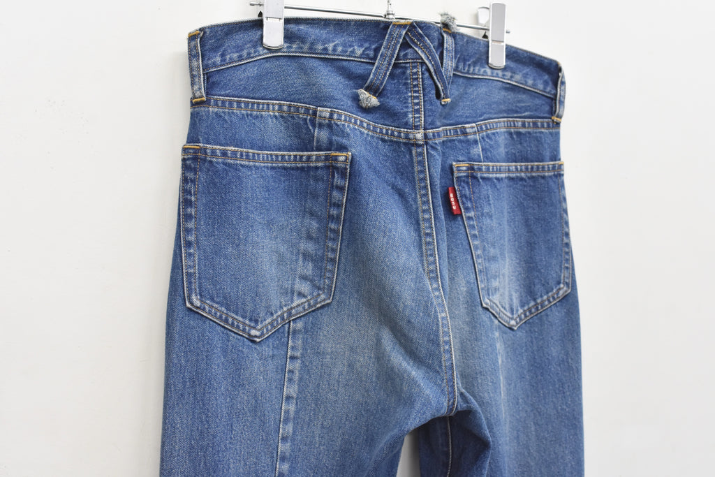 先行予約 NewRose / MIDDLE FIT FLARE PANTS (Distressed finish）