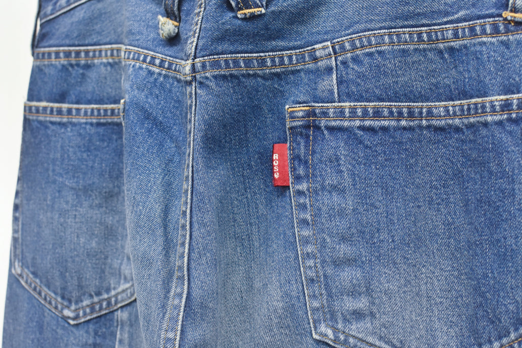先行予約 NewRose / MIDDLE FIT FLARE PANTS (Distressed finish）