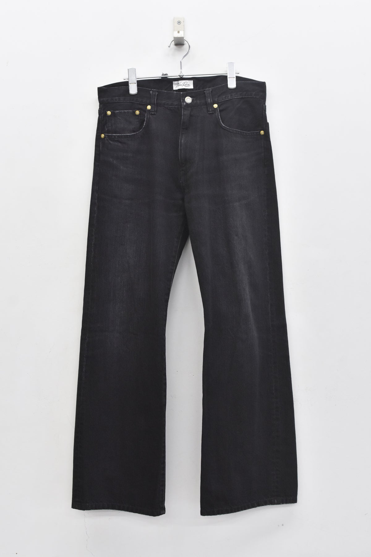 先行予約 NewRose / MIDDLE FIT FLARE PANTS (Distressed finish）