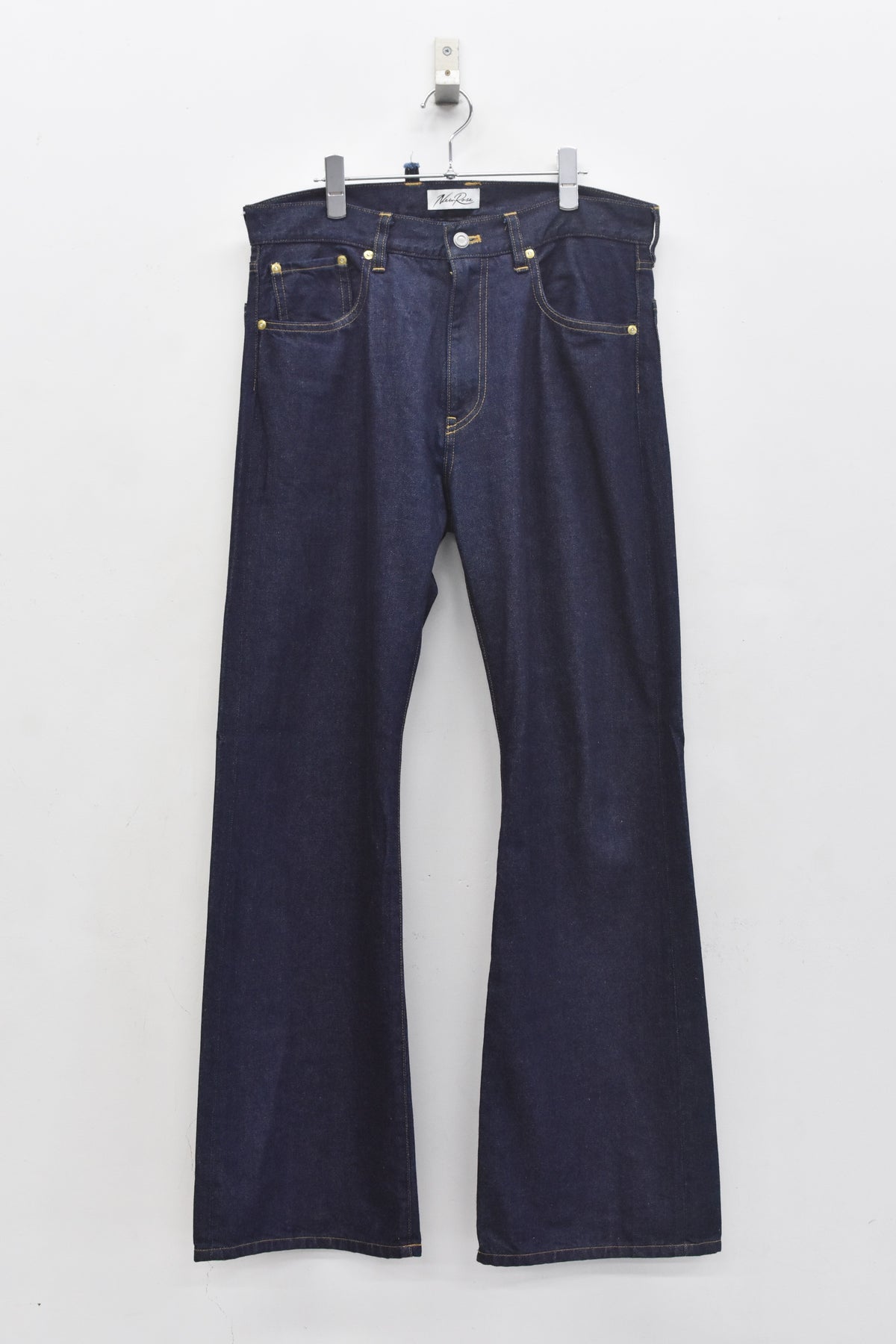 先行予約 NewRose / MIDDLE FIT FLARE PANTS (wash finish)