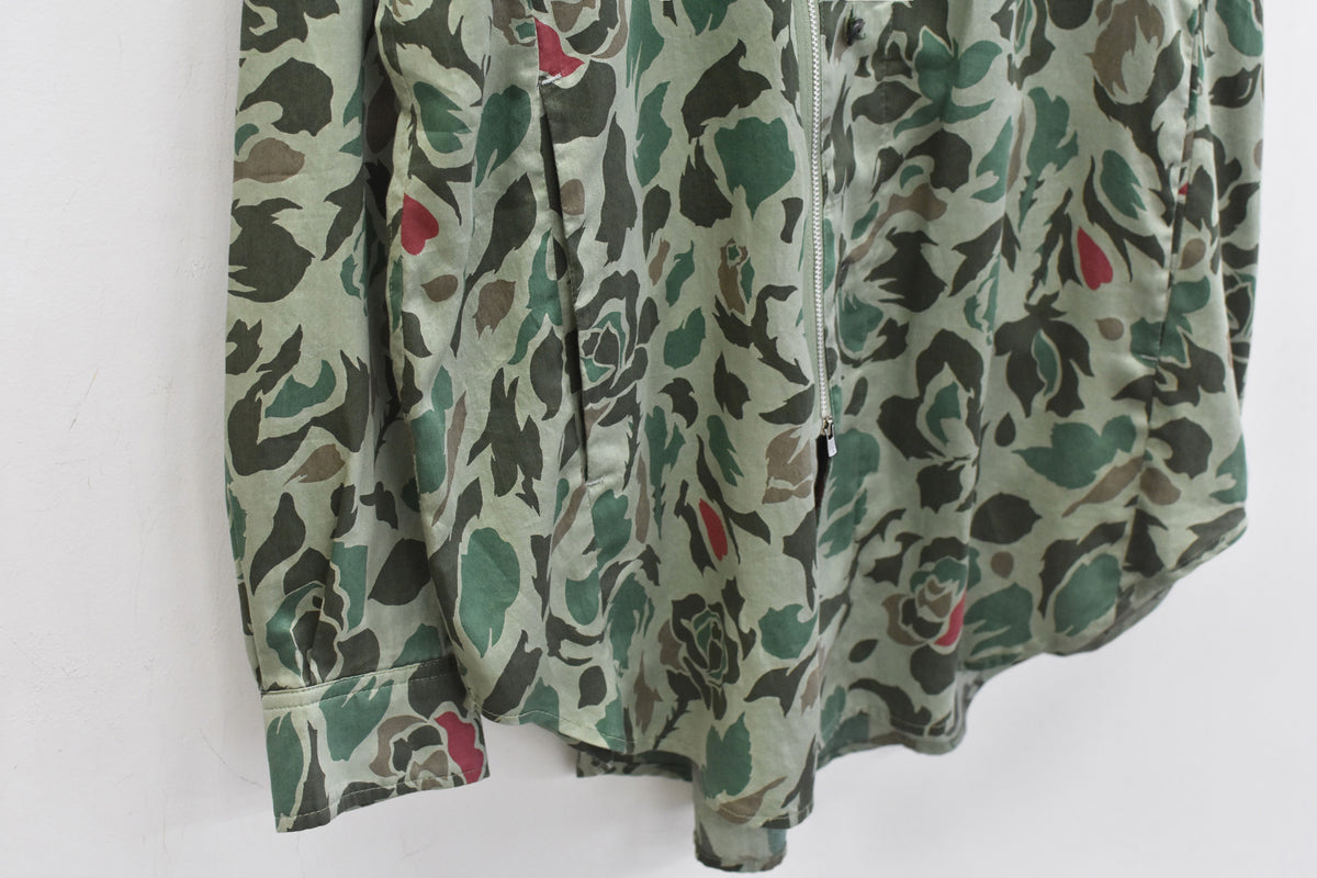 先行予約 NewRose / 80/- ROSE Camouflage RIDERS SHIRT