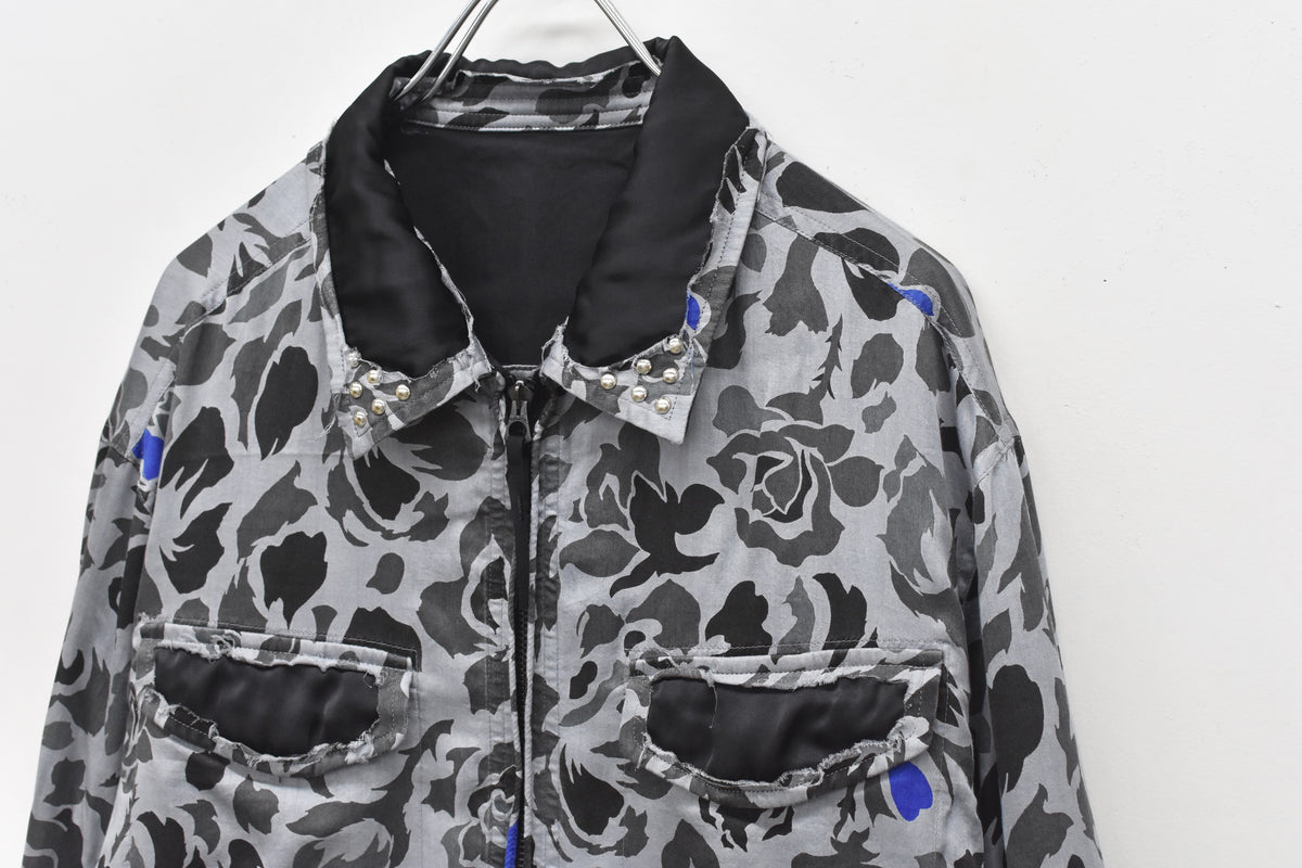 先行予約 NewRose / 80/- ROSE Camouflage REVERSIBLE JACKET