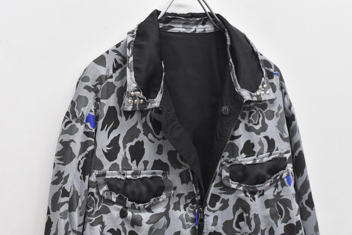 先行予約 NewRose / 80/- ROSE Camouflage REVERSIBLE JACKET