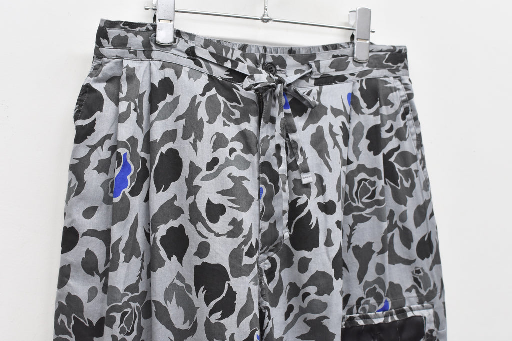 先行予約 NewRose / 80/- ROSE Camouflage HARF PANTS