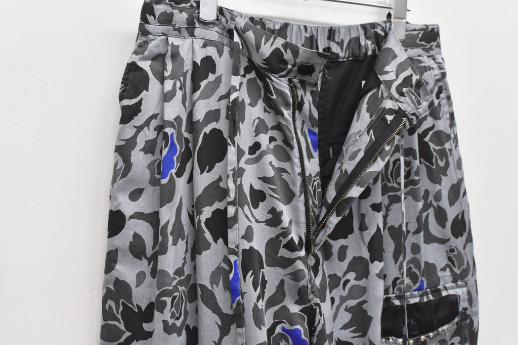 先行予約 NewRose / 80/- ROSE Camouflage HARF PANTS