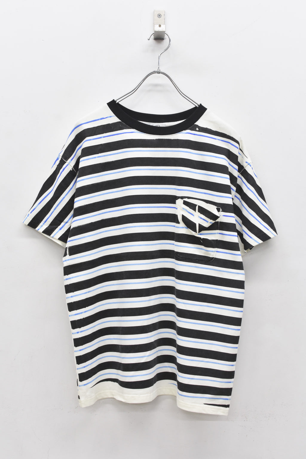 先行予約 NewRose / DIAGONAL STRIPE PRINT Tee