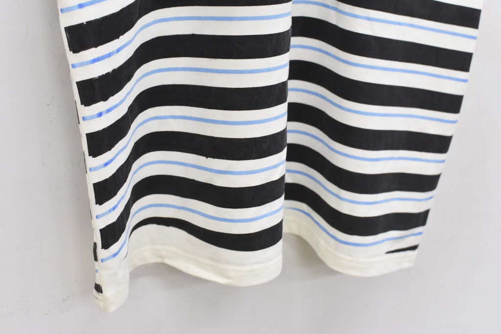 先行予約 NewRose / DIAGONAL STRIPE PRINT Tee
