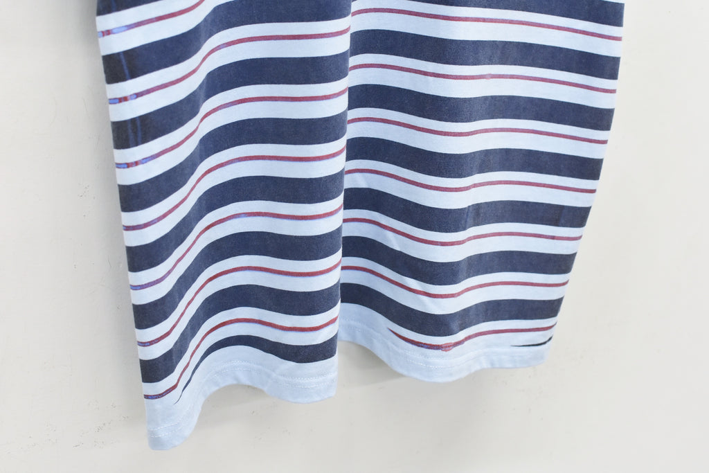 先行予約 NewRose / DIAGONAL STRIPE PRINT Tee