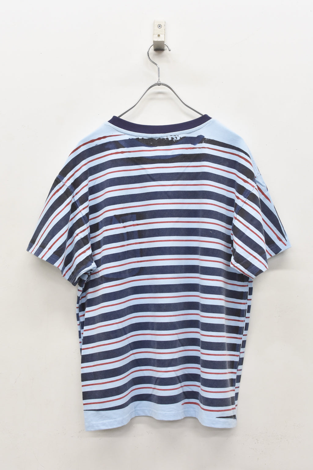 先行予約 NewRose / DIAGONAL STRIPE PRINT Tee