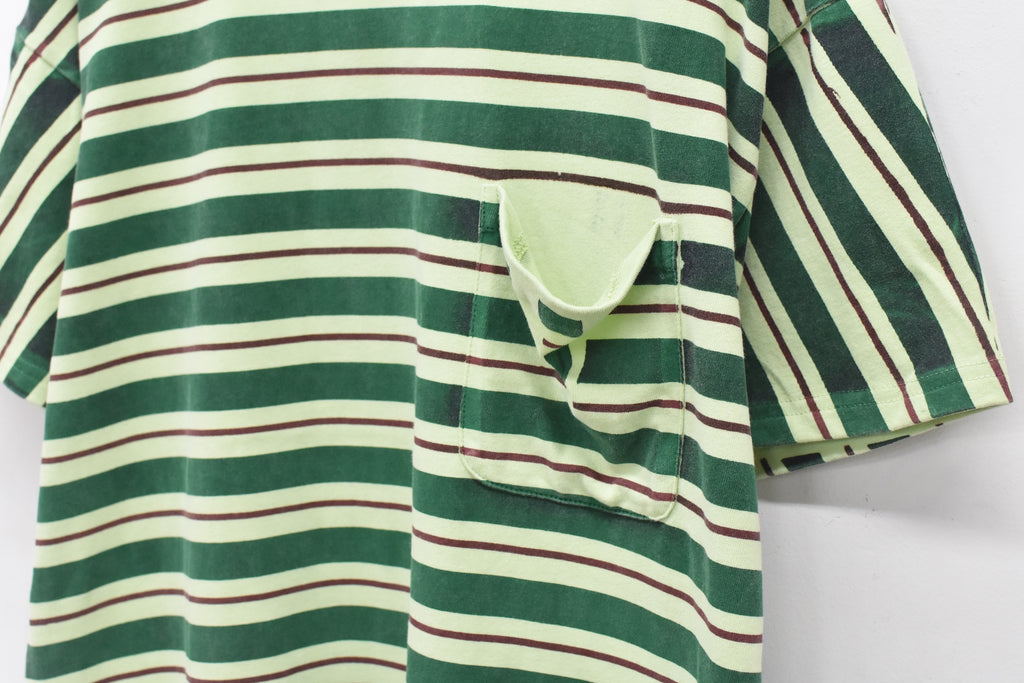 先行予約 NewRose / DIAGONAL STRIPE PRINT Tee