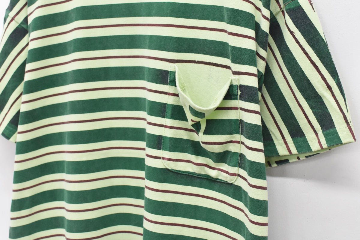 先行予約 NewRose / DIAGONAL STRIPE PRINT Tee